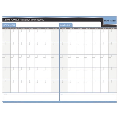 Planner-Wall, Flexible 23X30 30/60 Day Undated Bilingual