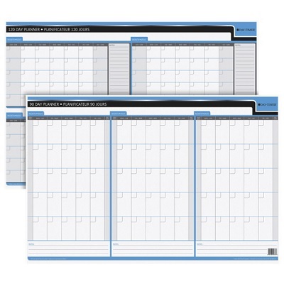 Planner-Wall, Flexible 24X36 90/120 Day Undated Bilingual