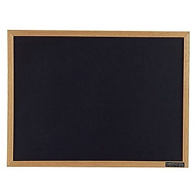 Chalk Board-24X36" Black/Oak Frame