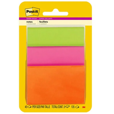 Notes-Post-It, Super Sticky Combo Pack, Energy Boost