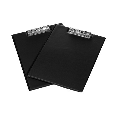 Clipboard-Vinyl Foldover Letter, Black