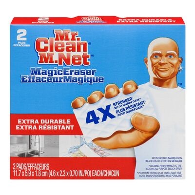 Cleaner-Mr. Clean Magic Eraser Extra Durable 2/Box
