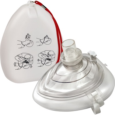 Cpr Mask-First Aid, Oneway Valve, Plastic Case