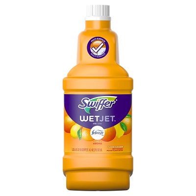 Swiffer Wetjet Refill Solution-Anti-Bacterial, Citrus 1.25 L