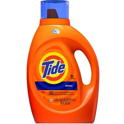 Laundry Soap-Tide Liquid Original High Efficiency 2.72L.