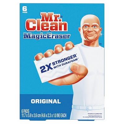 Cleaner-Mr. Clean Magic Eraser, Original 6/Box