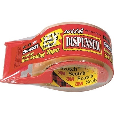 Tape-Box Sealing Scotch 48Mm X 50M With Dispenser