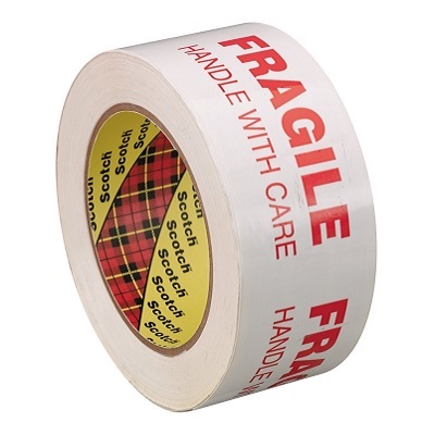 Tape-Box Sealing Printed 48Mmx100M Fragile, Handle With Care
