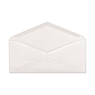 Envelope-#10 White, Diagonal Seam, 500/Box