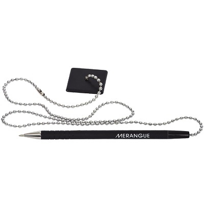 Pen-Security With 24" Chain, Rectangular Base