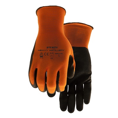 Gloves-Stealth Heavy Artillery, Latex Palm, Large