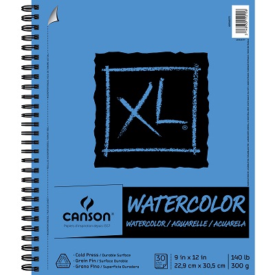 Watercolour Paper Pad-12X9, Xl Coil, 30 Sheet