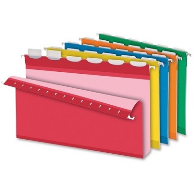 Folder-Box Bottom, Ready-Tab, Legal 2" Capacity, Assorted