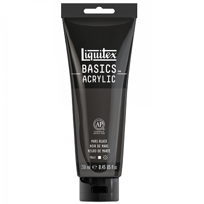Paint-Acrylic Liquitex Basics 250 Ml Mars Black