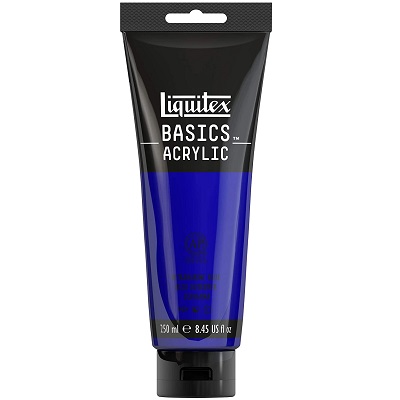 Paint-Acrylic Liquitex Basics 250 Ml Ultramarine Blue