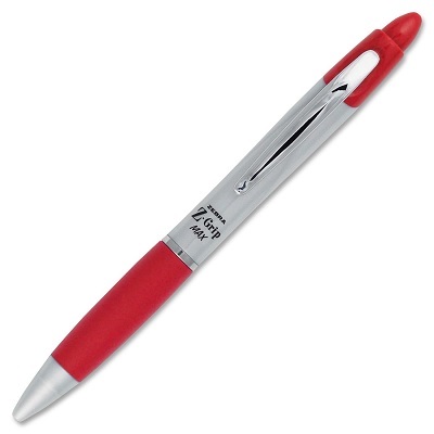 Pen-Retractable, Z-Grip Max 1.0Mm Red 12/pk
