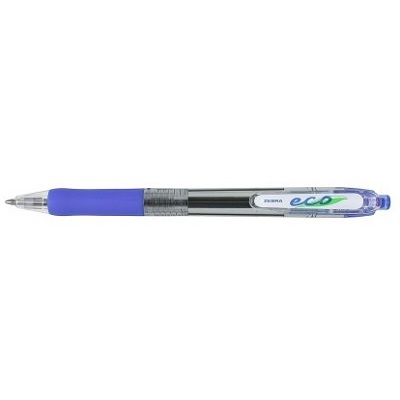 Pen-Retractable, Jimnie Clip Eco, 1.0Mm Blue 12/pk