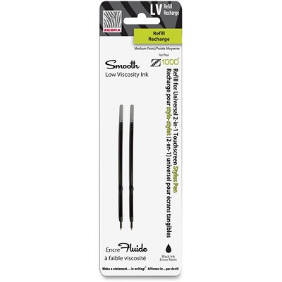 Pen Refill-Z1000 Stylus Lv, Medium Black