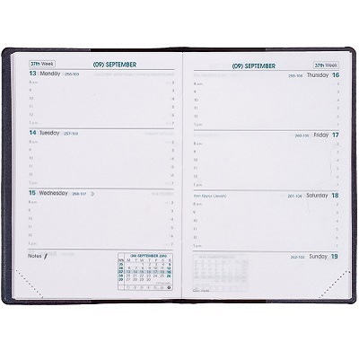 Planner-Weekly, 5.5X3.5 Sapa X Freeport Black Eng 2023