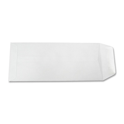 Envelope-Policy #10 White Open End Centre Seam, 500/Box