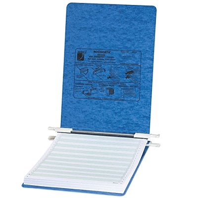 Binder-Data-Pressboard 8.5X11 Burst/Unburst Blue