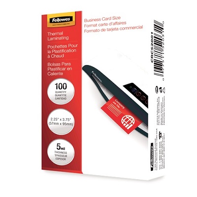 Laminating Pouch-Business Card 5Mil 100/Pack