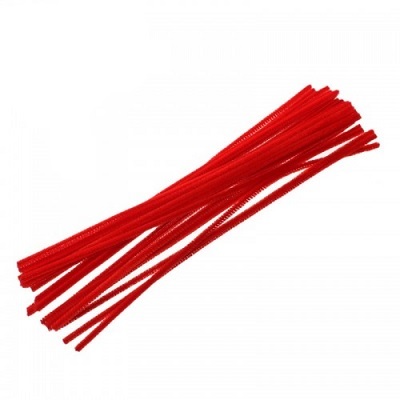 Chenille Stems-12In. Red, 100/Pack