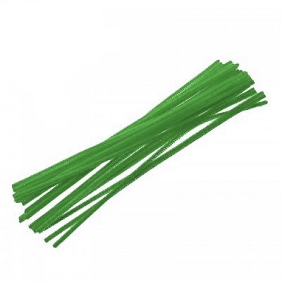 Chenille Stems-12In. Green, 100/Pack