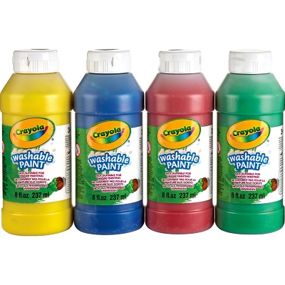 Paint-Crayola Washable, 4 Colours, 236Ml.
