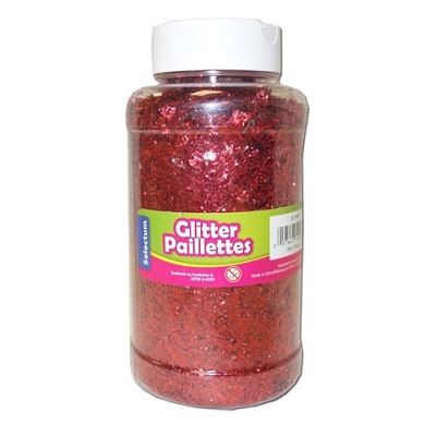 Glitter-454G. Red