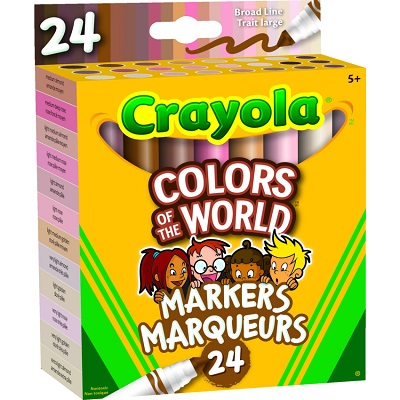 Marker Set-Crayola Colours Of The World, 24-Pack