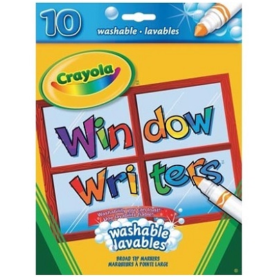 Marker Set-Crayola Window Writers, 10 Colours