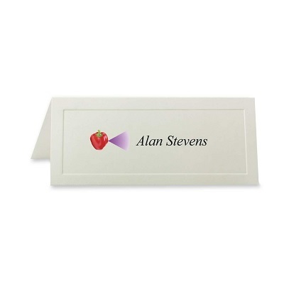Place Cards-Embossed Panel, Ivory 60/Pack