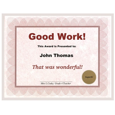 Certificate-Regent With Seals, Red & Silver 25/Pack