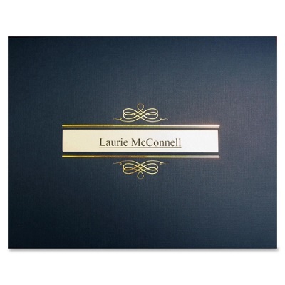 Certificate Holder-With Window, Linen, Navy Blue 5/Pack