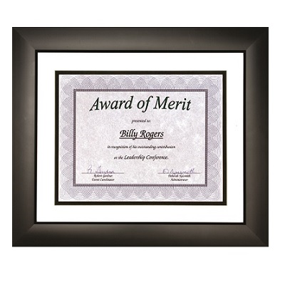 Frame-Award & Recognition 16-3/4X14-1/4, Tuxedo Black
