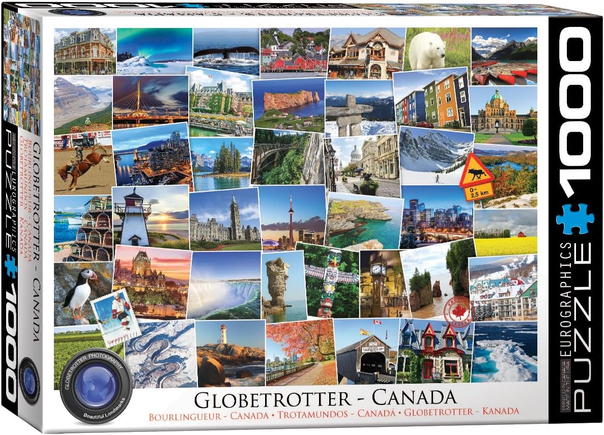Eurographics 6000-0780 Canada Globetrotter 1000-Piece Puzzle (FREE SHIPPING)