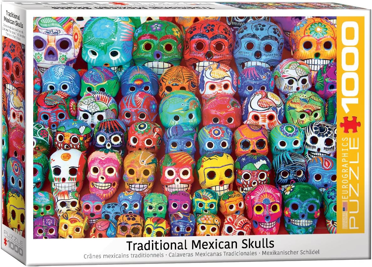 Eurographics 6000-5316 Traditional Mexican Skulls 1000-Piece Puzzle (FREE SHIPPED)