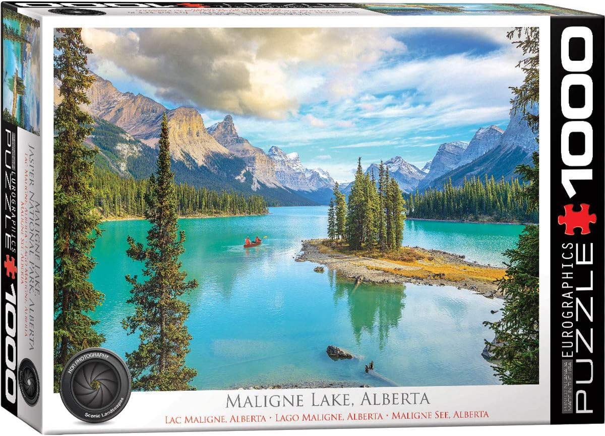 Eurographics 6000-5430 Maligne Lake Alberta 1000-Piece Puzzle (FREE SHIPPED)