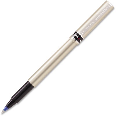 Pen-Roller, Uni-Ball Deluxe, Fine Blue Ub ,12/pk