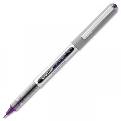 Pen-Roller, Uni-Ball Vision, Fine Purple ,12/pk
