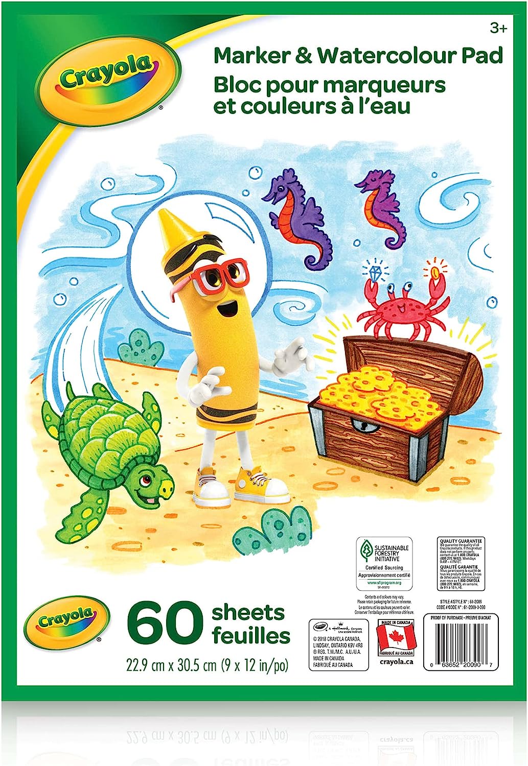 Crayola Watercolour & Marker Pad 9 x 12