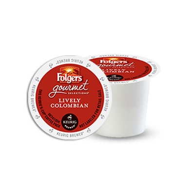 Coffee-K Cup Folgers Lively Colombian Medium Roast (20509)