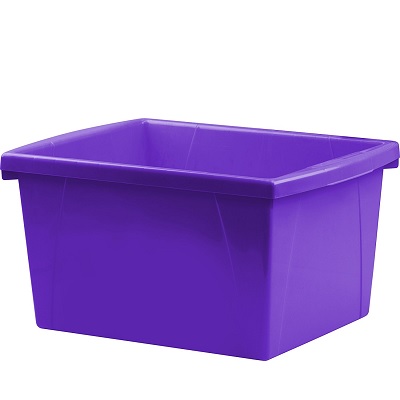 Bin-Storage, Classroom 15L, Stackable Purple,6/pk