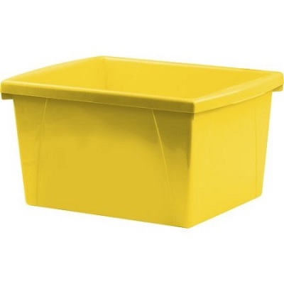 Bin-Storage, Classroom 21L, Stackable Yellow,6/pk