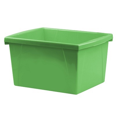 Bin-Storage, Classroom 21L, Stackable Green,6/pk
