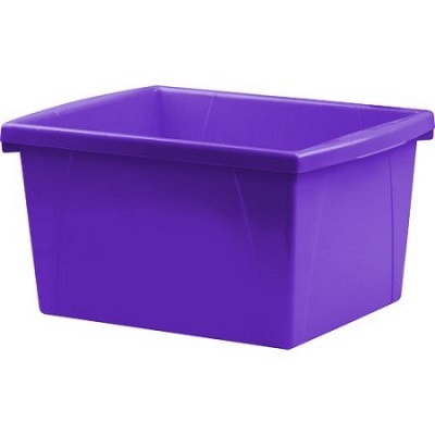 Bin-Storage, Classroom 21L, Stackable Purple,6/pk