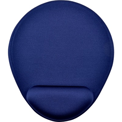 Mouse Pad/Gel Wrist Rest, Super-Gel, Blue Mp-127