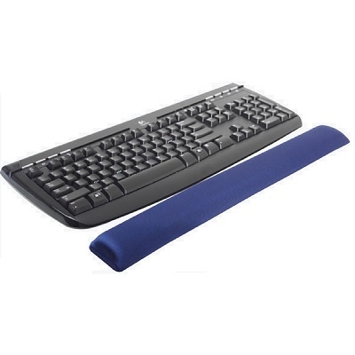 Wrist Rest-Super Gel Straight Edge, Blue Mp-128