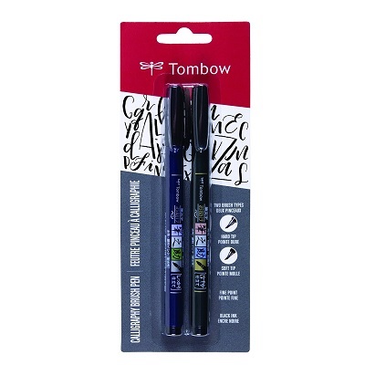 Calligraphy Pen- Fudenosuke Brush, 2/Pack